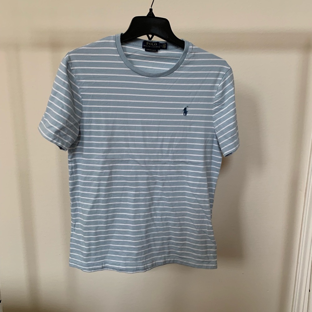POLO Ralph Lauren Custom Slim Fit Striped Tee